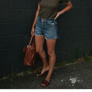 Abercrombie Annie high rise shorts